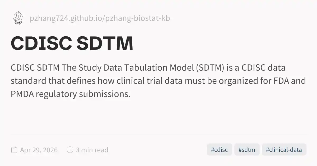 CDISC SDTM